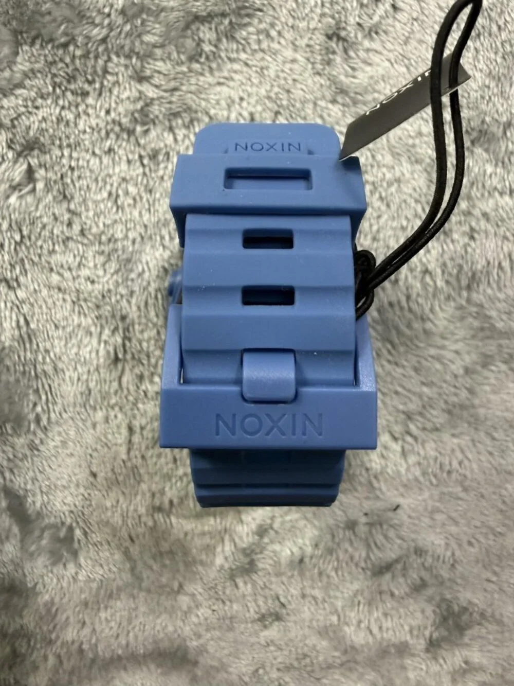 New Nixon The Unit Men's Watch Digital Dial Marina Blue Rubber Quartz A197 1405